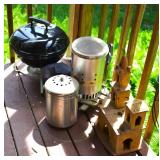 Small Weber Grill & Coal Chimney ++