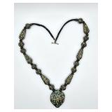 Handmade / Painted Stone Necklace