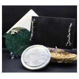 Marble & Raw Edge Stone Cheese Boards