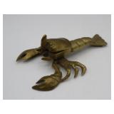 Brass Lobster Ashtray