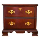 Cherry 2-Drawer Nightstand Side Chest