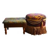 Pair of Foot Stools / Ottomans
