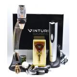 Wine Aerator, Bottle Opener, Stoppers +