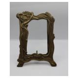 Brass Nouveau Style Picture Frame