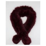 Dyed Angora Fur Neck Wrap