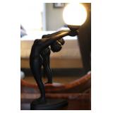 Deco Revival Nude Sculptural Lamp