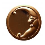 Moon Resin Wall Mirror