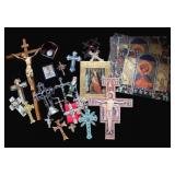 Collection of Crosses & Religious Decor