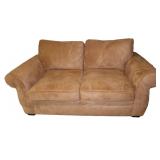 Pottery Barn Suede Couch