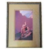 Maxfield Parrish Contentment Lithograph Print