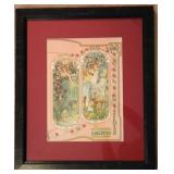 Nouveau Style Caffe Advertisement Print