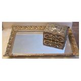 Art Nouveau-style Vanity Mirrow & Trinket Box