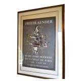 Friedlaender Signed Serigraph Art Poster