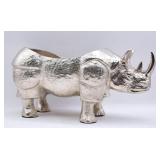 Cast Aluminium Rhinoceros Vessel