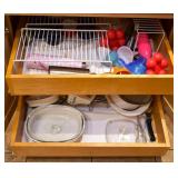 Contents of Kitchen Drawers Corning Ware