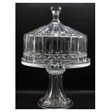 Crystal Pedestal Covered Cake Stand