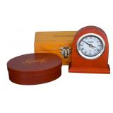 Time Desk Clock & Wood Trinket Boxes