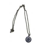 Sterling Silver Evil Eye Pendant on Chain