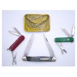 Pocket Knives & Belt Buckle