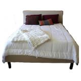 Queen Upholstered Platform Bed