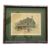 Pencil Signed Etching Print