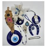 Evil Eye Charms, Glass Medalions ++