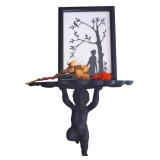 Putto Wall Sconce Shelf w/ Silhouette Cut-out