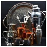 Bar Ware Cocktail Mixers, Shakers, Serving Ware