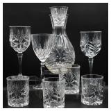 Crystal Glassware Set - Water Decanter Set +
