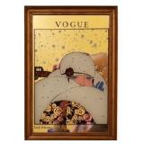 Vintage Art Deco Vogue Magazine Mirror