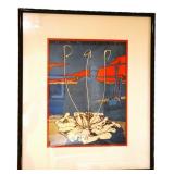 Nouveau Era J Sattler Pan Lithograph Print