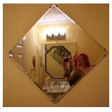 Large Art Deco Style Mirror