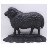 Cast Iron Ram Sheep Doorstop