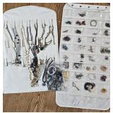 Assorted Costume Jewelry & Oragnizers