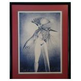 Pencil Signed & Numbered 1982 Mardis Gras Print