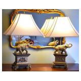 Pair of Elephant Table Lamps