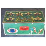 Vintage Official Football Foot Locker Toy Chest