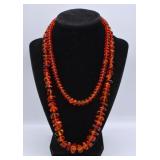 Amber Bead Necklaces (2)