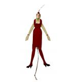 Metal Painted Pull String Figural Doll