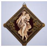 Vintage Figural Wall Plaque