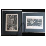 Antique Mythology Lithograph Prints