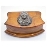 Antique Art Nouveau Wood Jewelry Box