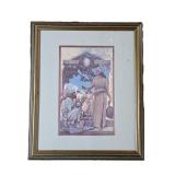 Maxfield Parrish Lamb Seller of Bagdad Edison Prin