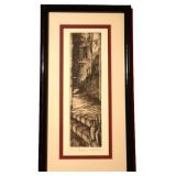 Numbered & Pencil Signed Etching