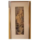 G Hollander Abstract Marine Scene Print