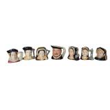 Royal Doulton Henry & 6 Wives Mini Toby Jugs