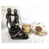 Stone & Wood Sculptures & Pottery