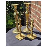 Brass Candlesticks (4)