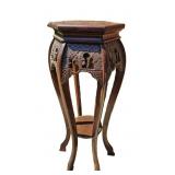 Chinese Rosewood Plant Stand -needs repairs