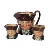 Royal Doulton Old Charley Toby Jugs